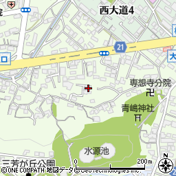 大分県大分市三芳680-3周辺の地図
