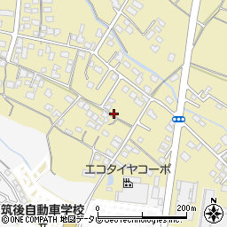 福岡県筑後市熊野890-2周辺の地図