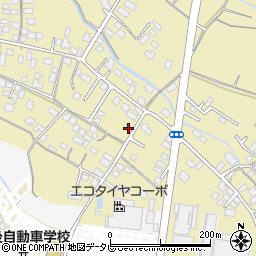 福岡県筑後市熊野888周辺の地図