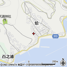 愛媛県宇和島市蛤309周辺の地図