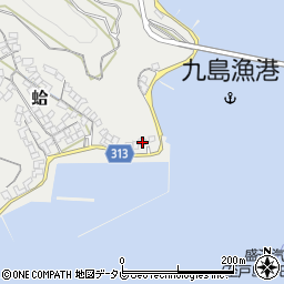 愛媛県宇和島市蛤4周辺の地図