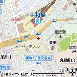 宇和島自動車株式会社　観光課周辺の地図