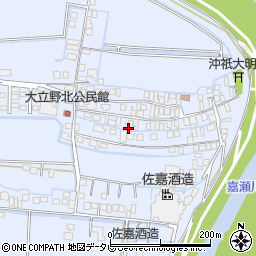 佐賀県佐賀市久保田町大字新田751周辺の地図