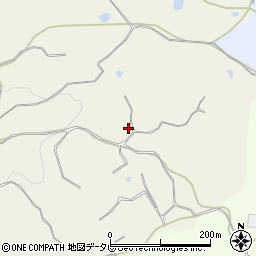 福岡県八女市長野1598周辺の地図