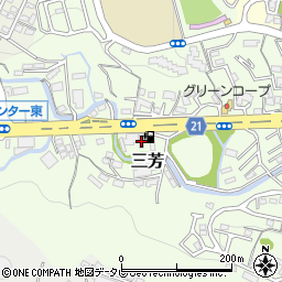 東九州石油株式会社　大分インターＳＳ周辺の地図