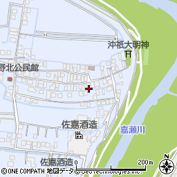 佐賀県佐賀市久保田町大字新田695周辺の地図