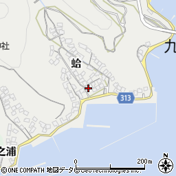 愛媛県宇和島市蛤301周辺の地図