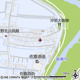 佐賀県佐賀市久保田町大字新田704周辺の地図