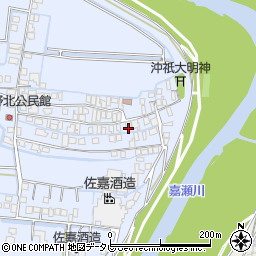 佐賀県佐賀市久保田町大字新田691周辺の地図