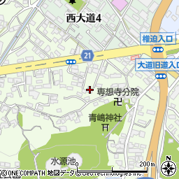 大分県大分市三芳648-1周辺の地図