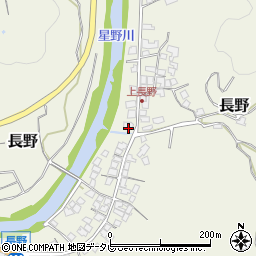 福岡県八女市長野413周辺の地図