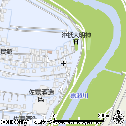 佐賀県佐賀市久保田町大字新田673周辺の地図