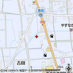 福岡県八女市吉田817周辺の地図