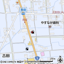 福岡県八女市吉田796周辺の地図