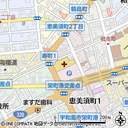 フジ宇和島店周辺の地図