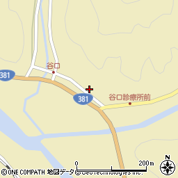 愛媛県北宇和郡松野町蕨生1713周辺の地図