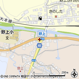 豊後中村駅入口周辺の地図