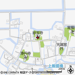 妙玉寺周辺の地図