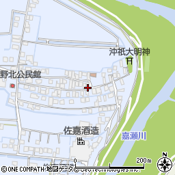 佐賀県佐賀市久保田町大字新田703周辺の地図