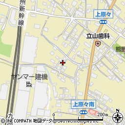 福岡県筑後市熊野1491-3周辺の地図