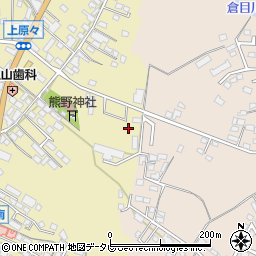 福岡県筑後市熊野1445-30周辺の地図