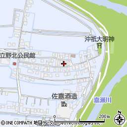 佐賀県佐賀市久保田町大字新田711周辺の地図