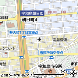 愛媛県宇和島市寿町2丁目周辺の地図