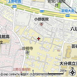 大分県大分市上野丘西2-10周辺の地図