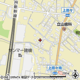 福岡県筑後市熊野1491-4周辺の地図