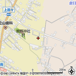 福岡県筑後市熊野1445-26周辺の地図