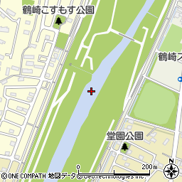 乙津川周辺の地図