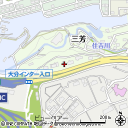 日本道路大分営業所周辺の地図