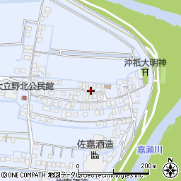 佐賀県佐賀市久保田町大字新田722周辺の地図