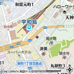 株式会社ブルームフォーラム　宇和島店周辺の地図