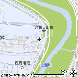 佐賀県佐賀市久保田町大字新田663周辺の地図