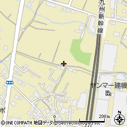 福岡県筑後市熊野1598-2周辺の地図