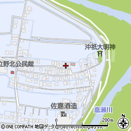 佐賀県佐賀市久保田町大字新田709周辺の地図