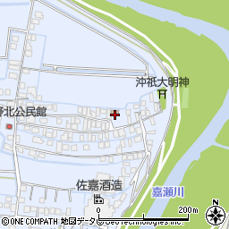 佐賀県佐賀市久保田町大字新田689周辺の地図