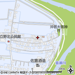 佐賀県佐賀市久保田町大字新田710周辺の地図