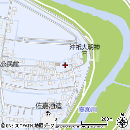 佐賀県佐賀市久保田町大字新田679周辺の地図