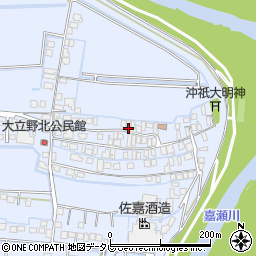 佐賀県佐賀市久保田町大字新田729周辺の地図