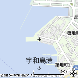 秀長水産株式会社　冷蔵工場周辺の地図