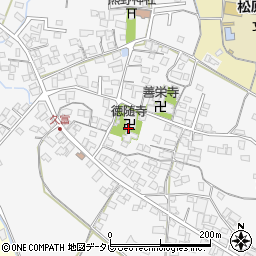 徳随寺周辺の地図