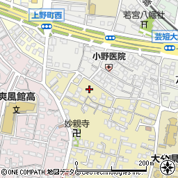 大分県大分市上野丘西2周辺の地図