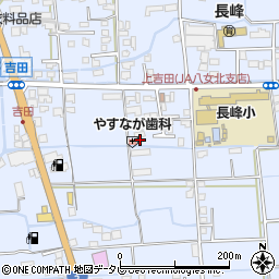 福岡県八女市吉田669周辺の地図