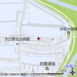 佐賀県佐賀市久保田町大字新田745周辺の地図