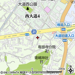 大分県大分市三芳648-14周辺の地図