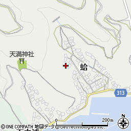 愛媛県宇和島市蛤272周辺の地図