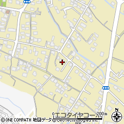 福岡県筑後市熊野905-1周辺の地図