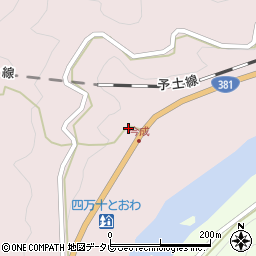 高知県高岡郡四万十町十和川口128周辺の地図
